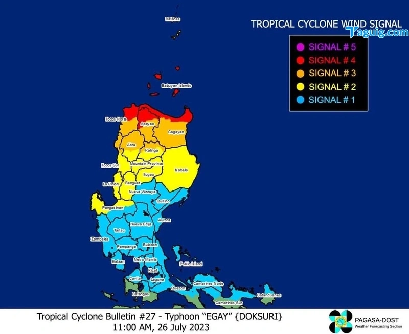 Bagyong Egay, Nag-Landfall Na | Taguig Balita